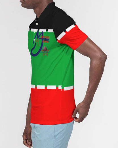 Black holiday by Marvin Jeans and Trinity D Marvin Men's Slim Fit Short Sleeve Polo