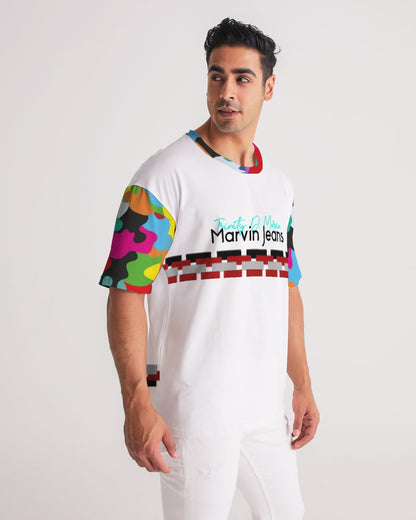 Crazy combo by Marvin Jeans and Trinity D Marvin Men's Premium Heavyweight Tee