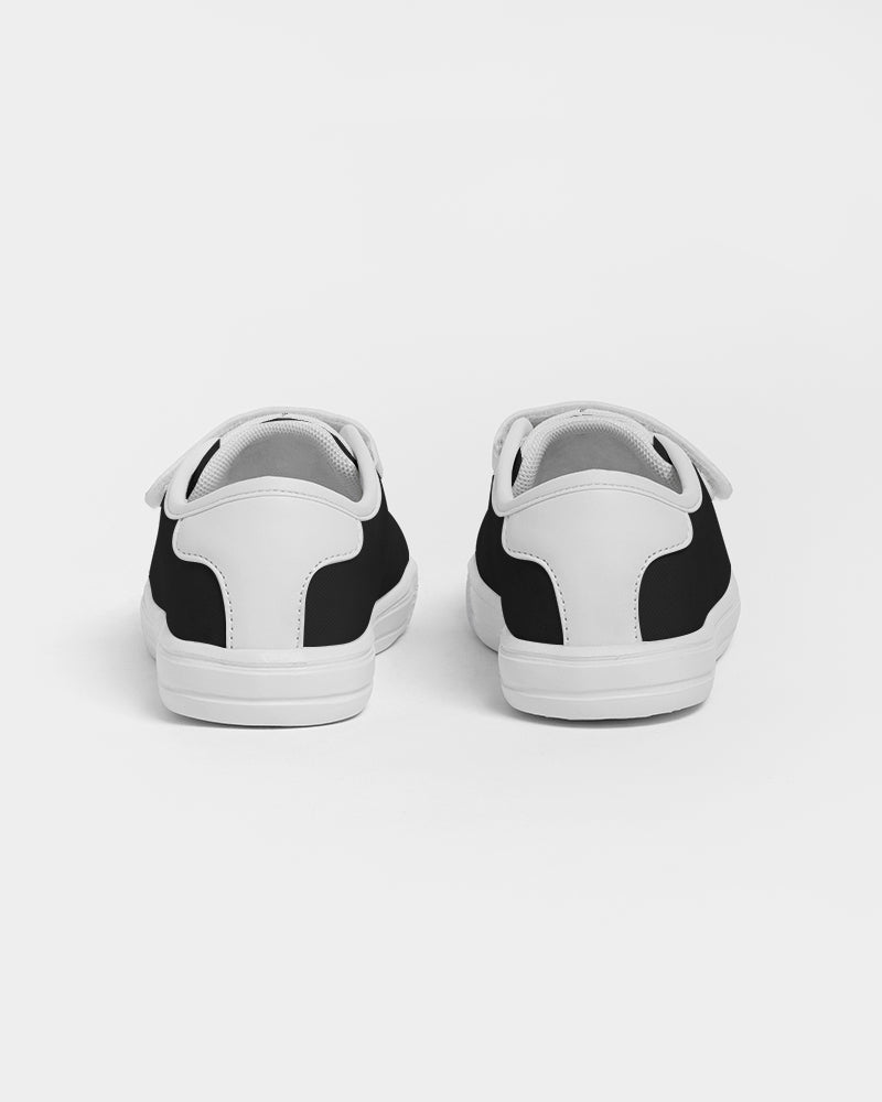 Black & white Kids Velcro Sneaker