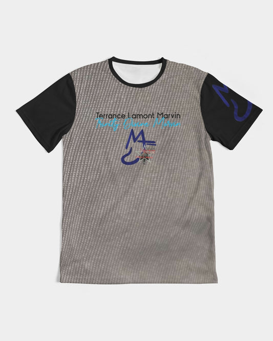 Dark grid by Marvin Jeans and Trinity D Marvin Men's Tee