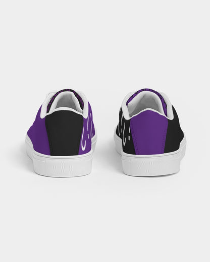 Black & purple mix Men's Faux-Leather Sneaker