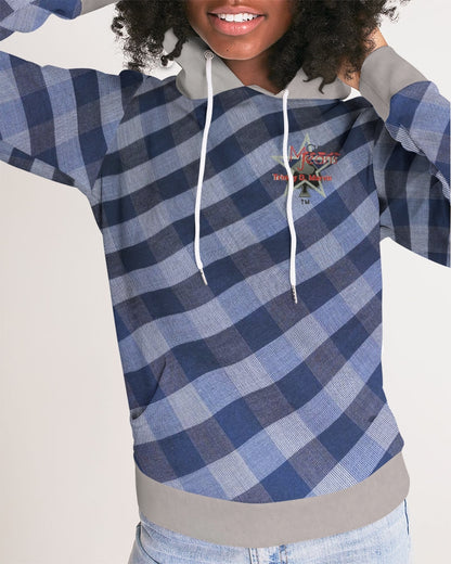 Blue stripes by Marvin Jeans and Trinity D Marvin Women's Hoodie