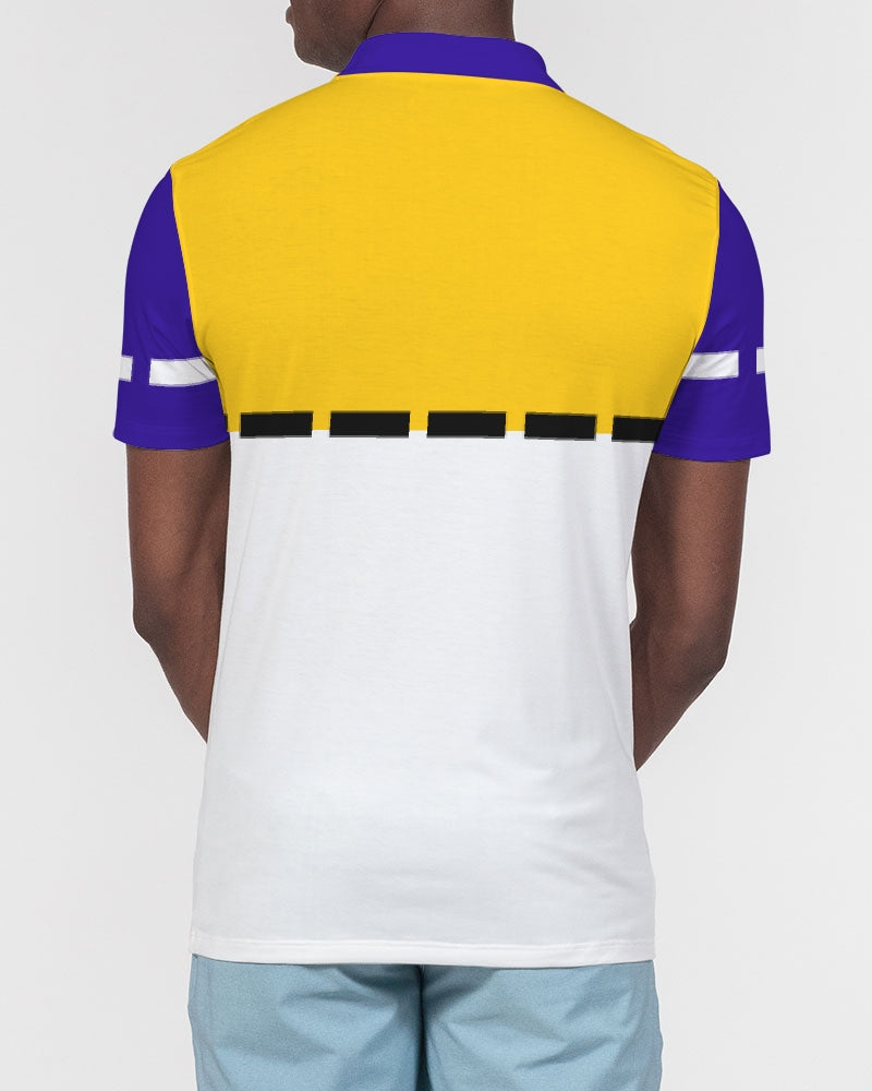 Yellow Berry by Marvin Jeans and Trinity D Marvin Men's Slim Fit Short Sleeve Polo