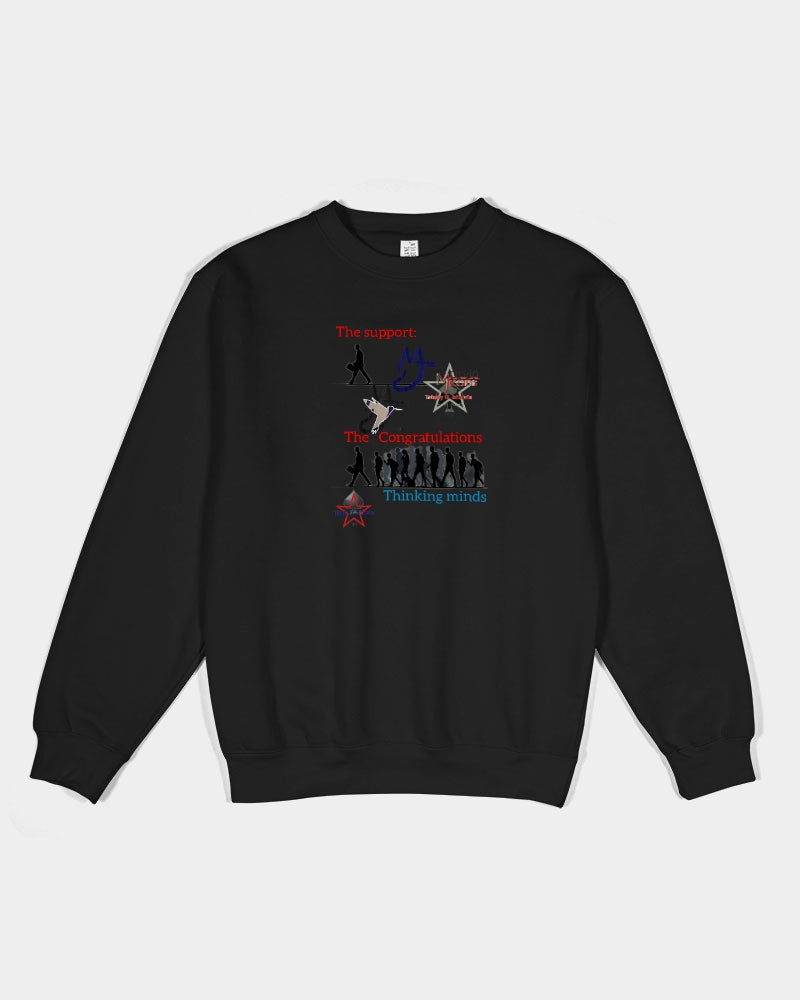 Dry support by Marvin Jeans and Trinity D Marvin Unisex Premium Crewneck Sweatshirt | Lane Seven