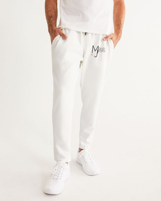 All white MJ by Marvin Jeans and Trinity D Marvin Men's Joggers