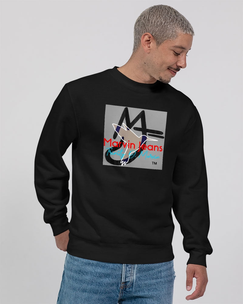 Black by Marvin Jeans and Trinity D Marvin Unisex Premium Crewneck Sweatshirt | Lane Seven