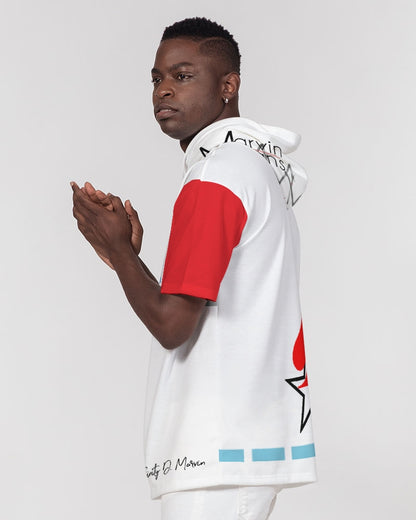 @the MARVIN JEANS company Men's Premium Heavyweight Short Sleeve Hoodie