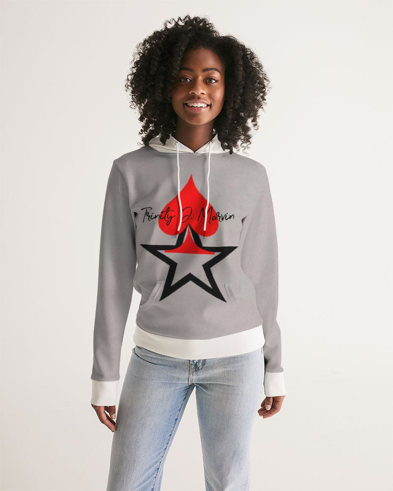 Light grey by Marvin Jeans and Trinity D Marvin Women's Hoodie