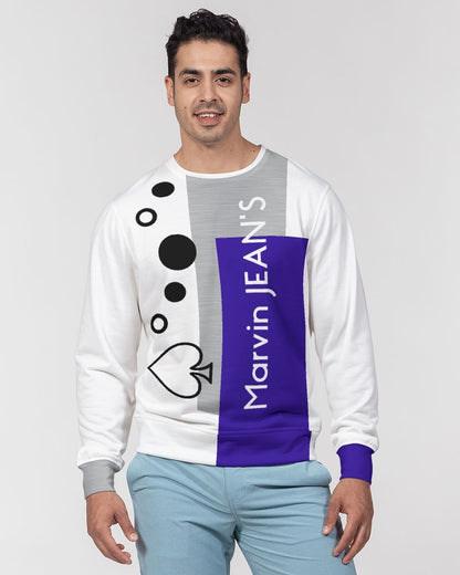 Retro Men's Classic French Terry Crewneck Pullover