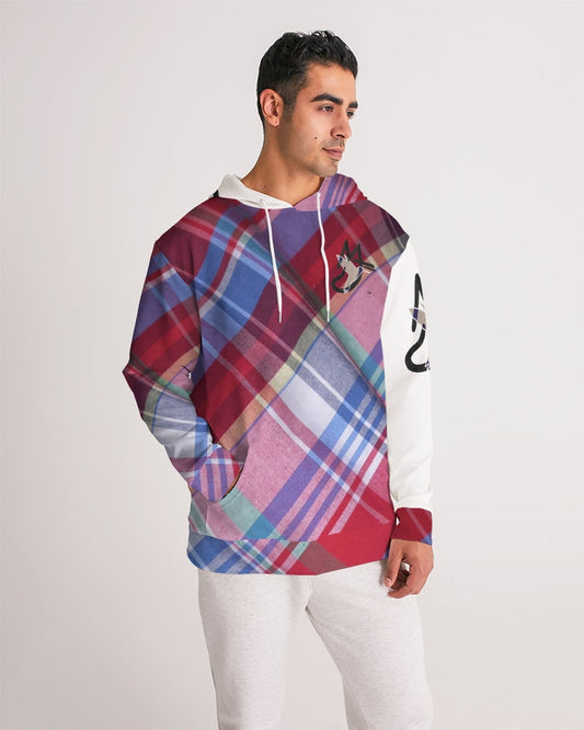 Plaids by Marvin Jeans and Trinity D Marvin Men's Hoodie