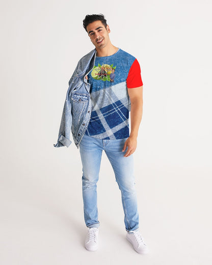 Denim red 1.0 by Marvin Jeans and Trinity D Marvin Men's Tee