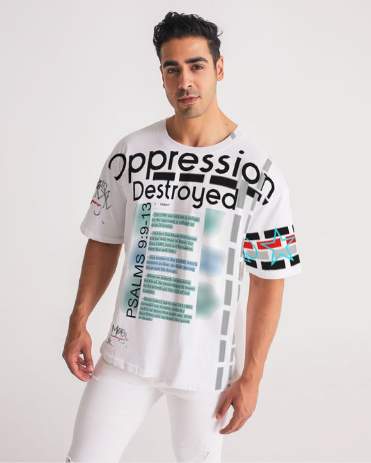 Gospel message Oppression destroyed by Marvin Jeans and Trinity D Marvin Men's Premium Heavyweight Tee