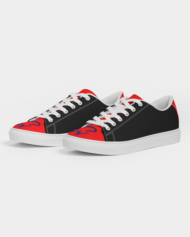 Red and black logo tipby Marvin Jeans and Trinity D Marvin Men's Faux-Leather Sneaker