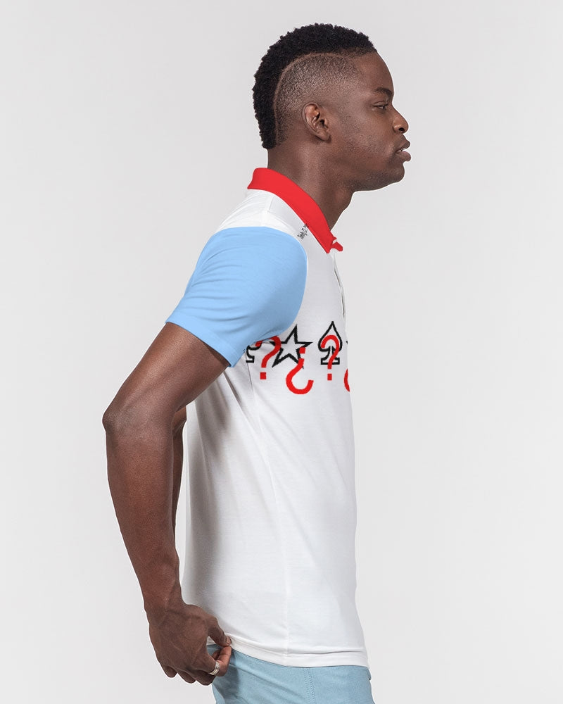 Greatness by Marvin Jeans and Trinity D Marvin Men's Slim Fit Short Sleeve Polo