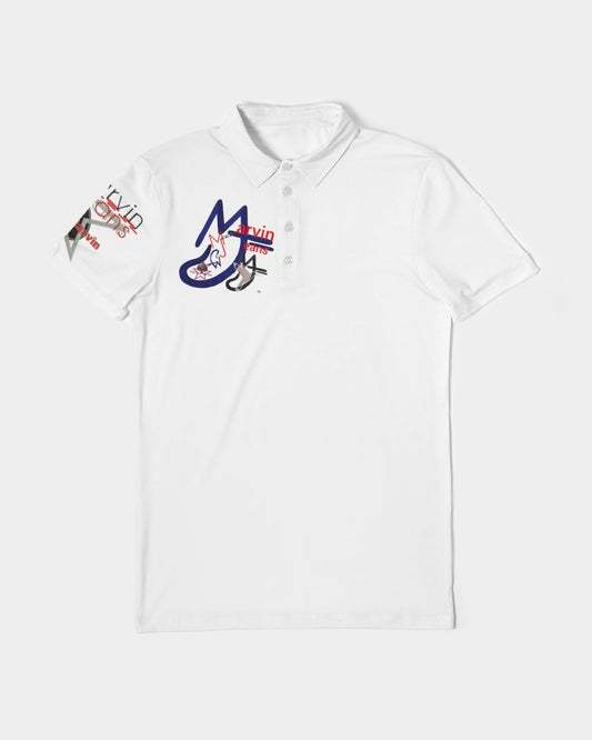 Logo's mix by Marvin Jeans and Trinity D Marvin Men's Slim Fit Short Sleeve Polo