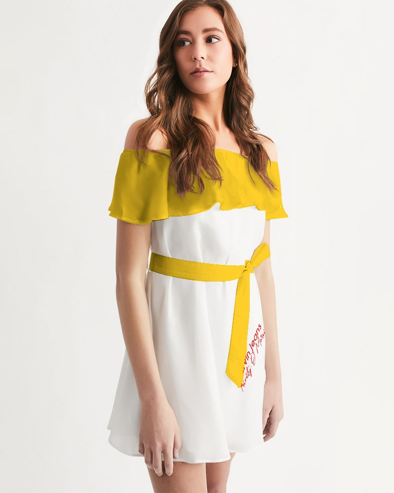 Cheeto Women's Off-Shoulder Dress
