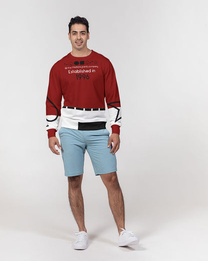 Maroon Men's Classic French Terry Crewneck Pullover