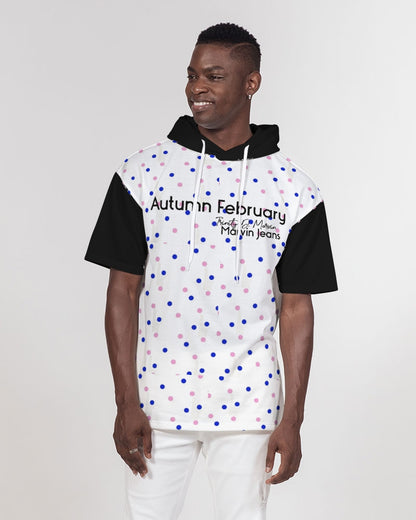 Dots 2.0 by Marvin Jeans and Trinity D Marvin Men's Premium Heavyweight Short Sleeve Hoodie
