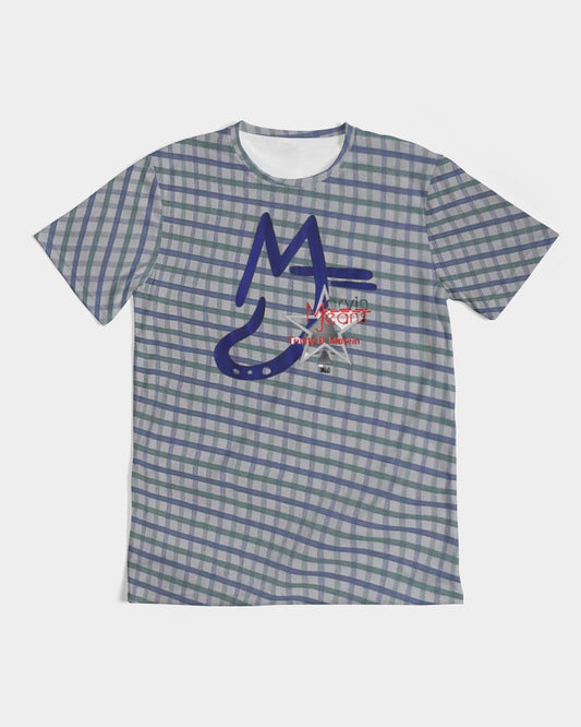 Grid mix by Trinity D. Marvin and Marvin Jeans Men's Tee