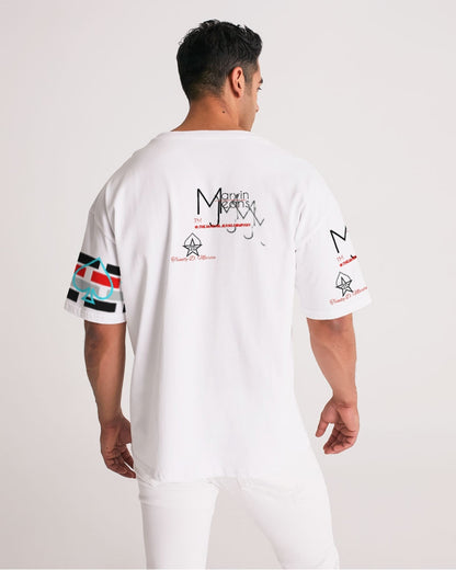 Gospel message Oppression destroyed by Marvin Jeans and Trinity D Marvin Men's Premium Heavyweight Tee