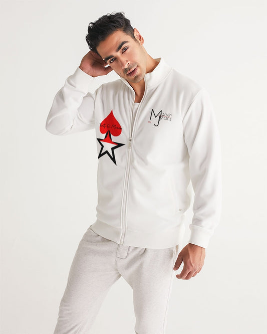 All white by Marvin Jeans and Trinity D Marvin Men's Track Jacket