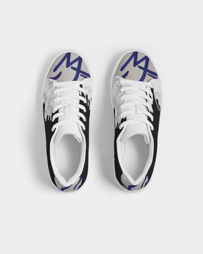 Drip logo tip BY MARVIN JEANS Men's Faux-Leather Sneaker