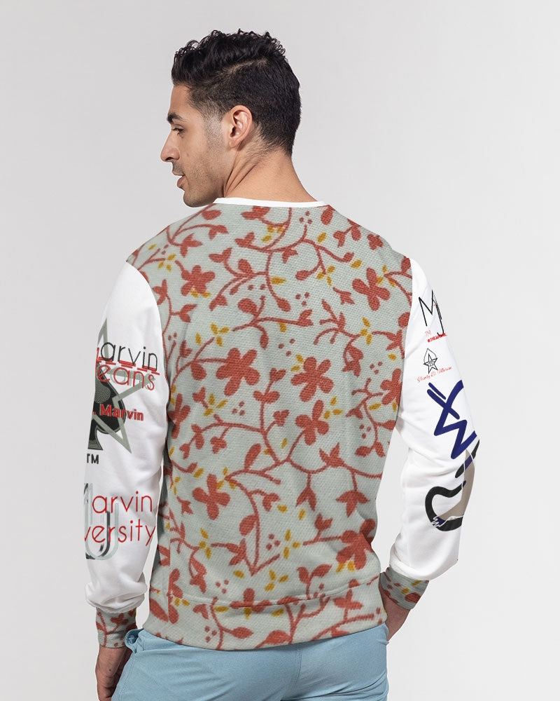Wildwood, logo's by Marvin Jeans and Trinity D Marvin Men's Classic French Terry Crewneck Pullover