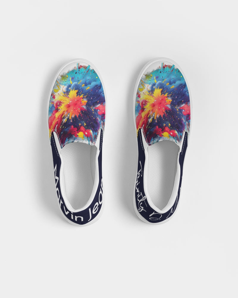 Dark splash by Marvin Jeans and Trinity D Marvin Men's Slip-On Canvas Shoe