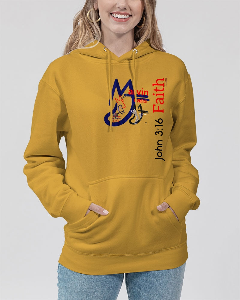 John 3:16 by Marvin Jeans and Trinity D Marvin Unisex Premium Pullover Hoodie | Lane Seven
