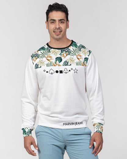 Rosewood by Marvin JEANS Men's Classic French Terry Crewneck Pullover