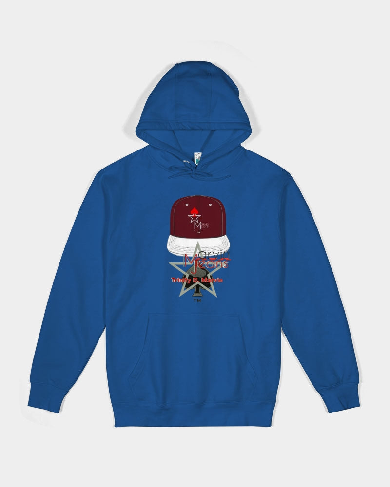 Logo cap by Marvin Jeans and Trinity D Marvin Unisex Premium Pullover Hoodie | Lane Seven