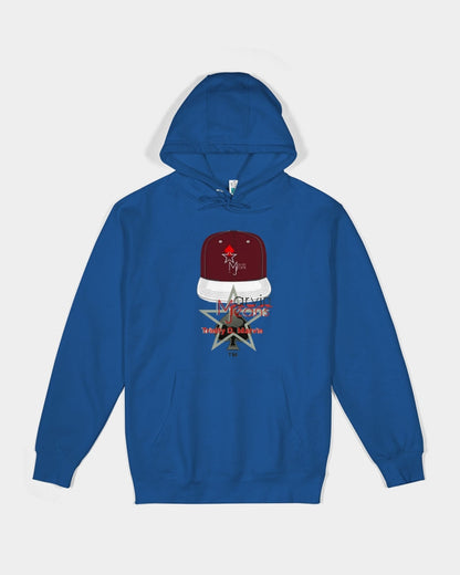 Logo cap by Marvin Jeans and Trinity D Marvin Unisex Premium Pullover Hoodie | Lane Seven