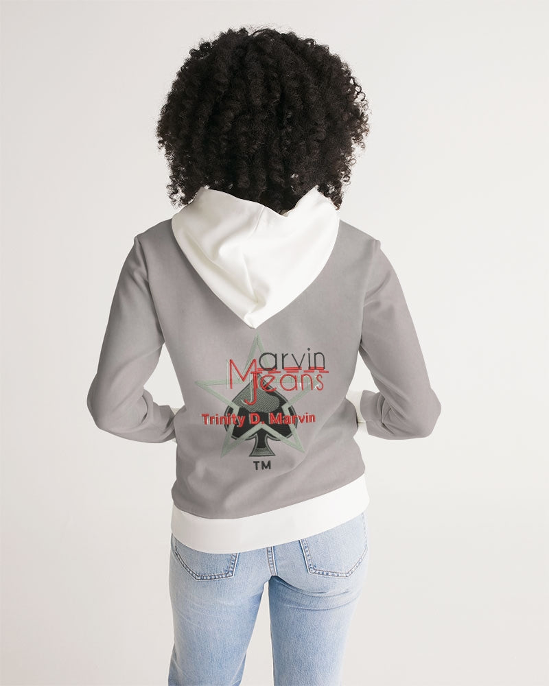 Light grey by Marvin Jeans and Trinity D Marvin Women's Hoodie