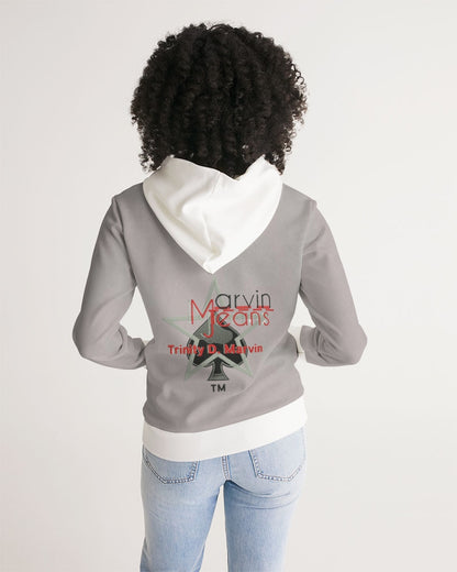 Light grey by Marvin Jeans and Trinity D Marvin Women's Hoodie
