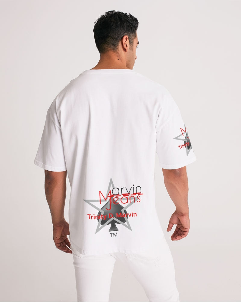 All white Men's Premium Heavyweight Tee