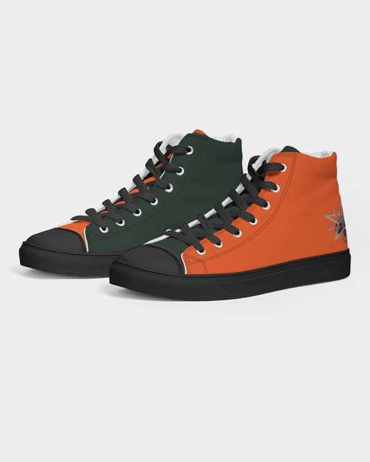Miami by Marvin Jeans and Trinity D Marvin Men's Hightop Canvas Shoe - Black