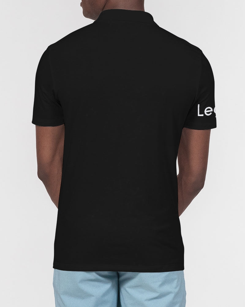 Black Legacy BY MARVIN JEANS Men's Slim Fit Short Sleeve Polo