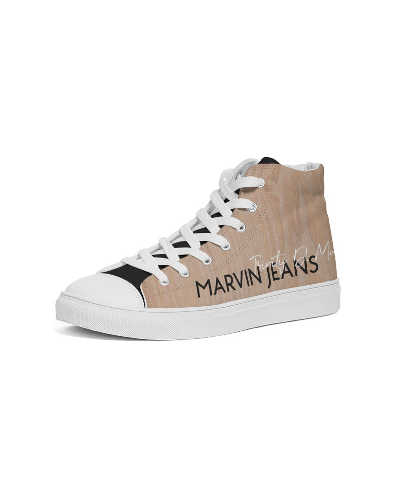 Woodgrain Men's Hightop Canvas Shoe