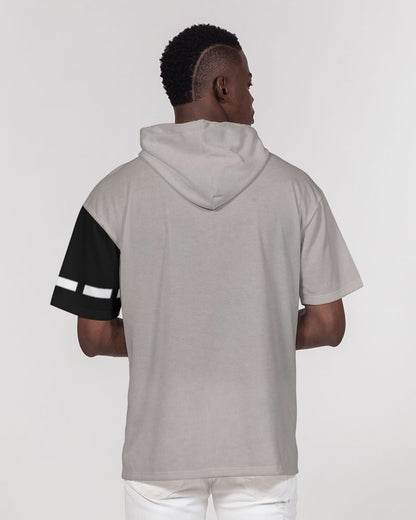 Light grey by Marvin Jeans and Trinity D Marvin Men's Premium Heavyweight Short Sleeve Hoodie