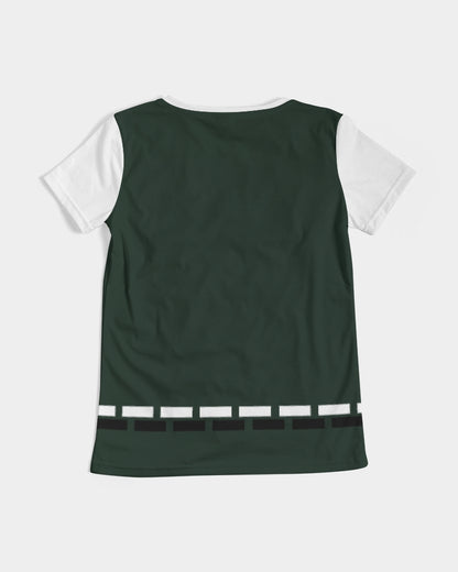 Dark green by Marvin Jeans and Trinity D Marvin Women's V-Neck Tee