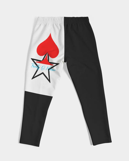 Black and white by Trinity D.  Marvin Men's Joggers