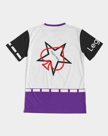 Black and purple Trinity D. Marvin Men's Tee