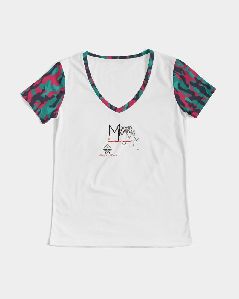 Brilliant BY MARVIN JEANS Women's V-Neck Tee