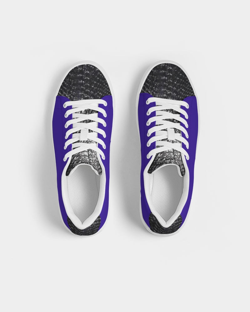 Purple Gator black BY MARVIN JEANS Men's Faux-Leather Sneaker