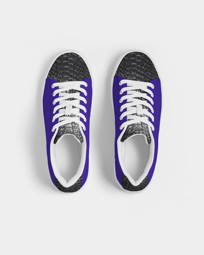 Purple Gator black BY MARVIN JEANS Men's Faux-Leather Sneaker