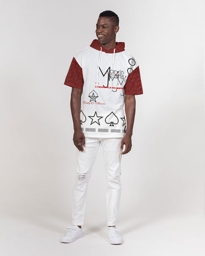 Gator red Men's Premium Heavyweight Short Sleeve Hoodie