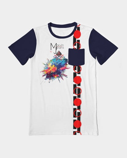 Dark splash by Marvin Jeans and Trinity D Marvin Men's Everyday Pocket Tee
