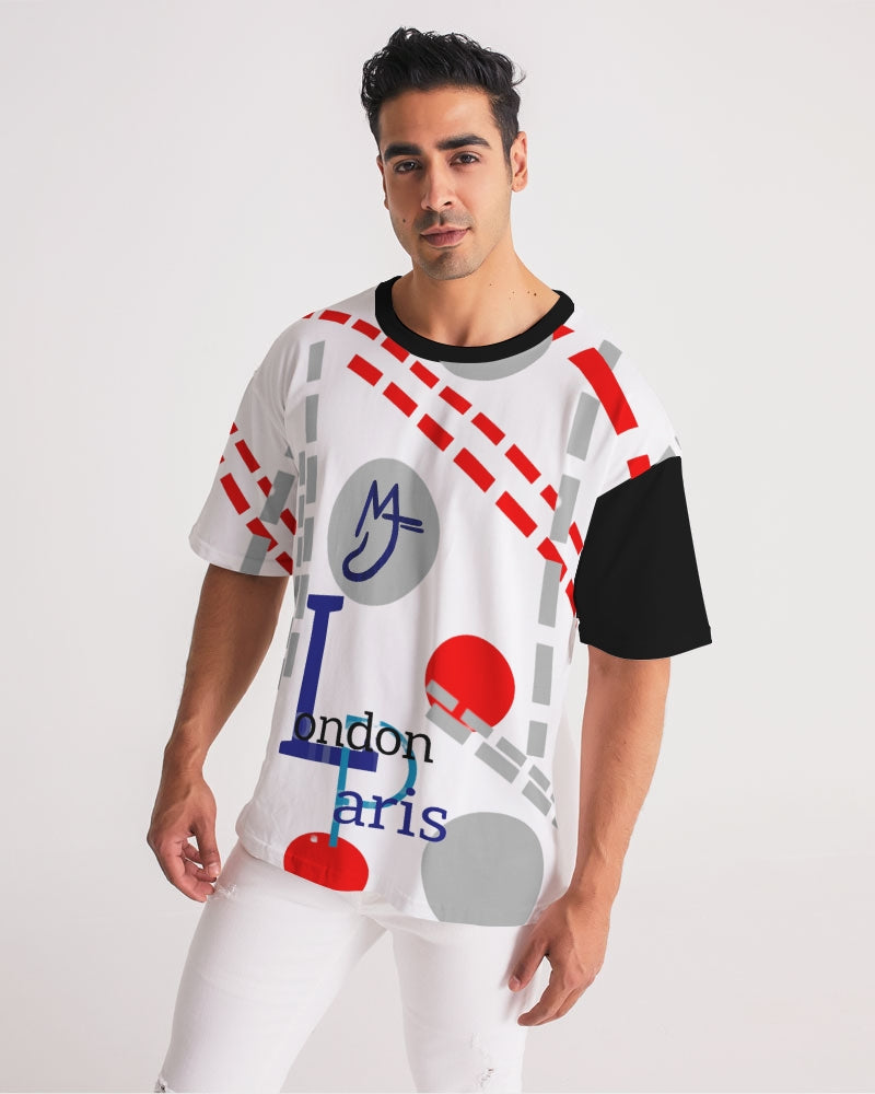 London Paris off grid by Marvin Jeans and Trinity D Marvin Men's Premium Heavyweight Tee