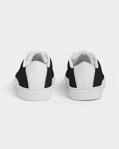 Black and white BY MARVIN JEANS Men's Faux-Leather Sneaker