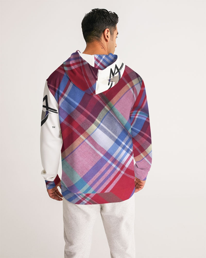 Plaids by Marvin Jeans and Trinity D Marvin Men's Hoodie